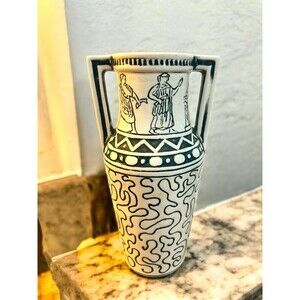 Vintage Red Wing Grecian Vase #159 Art Pottery Vase 9" Tall